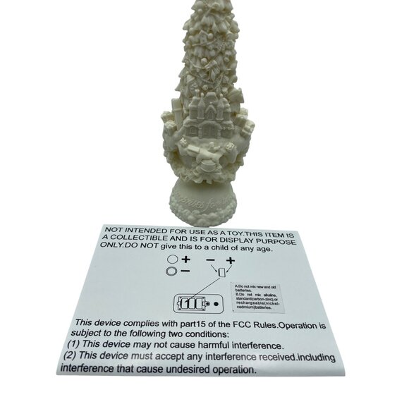 Mark Klaus 3-D Hand Sculpted Illuminated Christmas Wishing Tree Ornament 2007 - Picture 15 of 15